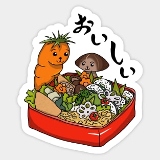 Delicious Vegan Bento Box Sticker